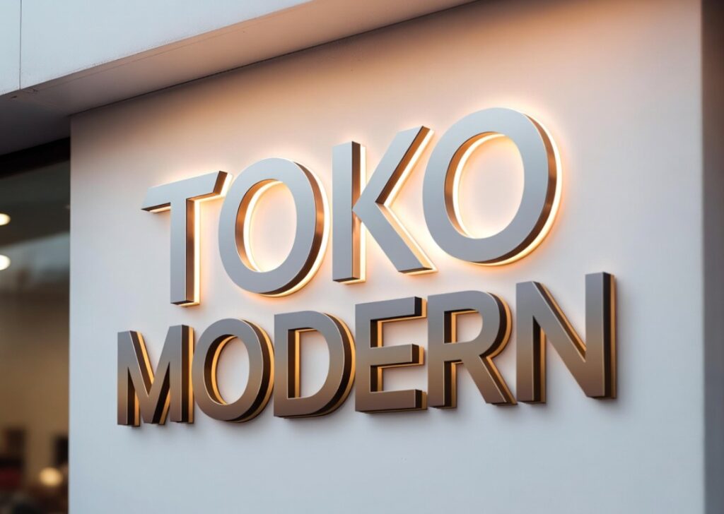 papan nama toko